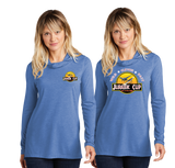 JCUP/Sport Tek Women TriBlend Wicking Long Sleeve Hoodie/LST406/