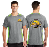 JCUP/SportTek Heather Colorblock Contender Tee/ST361/