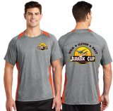 JCUP/SportTek Heather Colorblock Contender Tee/ST361/