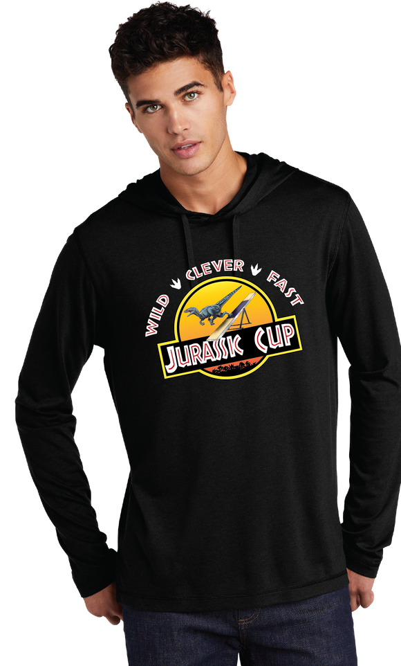 JCUP/UniSex SportTek TriBlend Wicking Long Sleeve Hoodie /ST406/