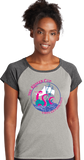 KC/Ladies Heather On Heather Contender Scoop Neck Tee/LST362/
