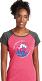 KC/Ladies Heather On Heather Contender Scoop Neck Tee/LST362/