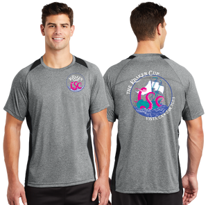 KC/Sport Tek Heather Colorblock Contender Tee/ST361/