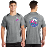 KC/Sport Tek Heather Colorblock Contender Tee/ST361/