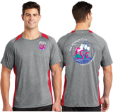 KC/Sport Tek Heather Colorblock Contender Tee/ST361/