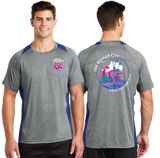 KC/Sport Tek Heather Colorblock Contender Tee/ST361/