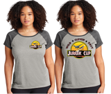 JCUP/Ladies Heather On Heather Contender Scoop Neck Tee/LST362/