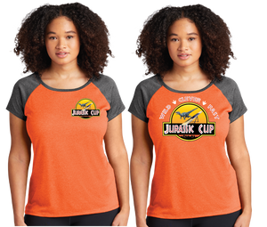 JCUP/Ladies Heather On Heather Contender Scoop Neck Tee/LST362/