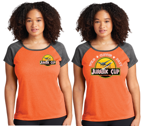 JCUP/Ladies Heather On Heather Contender Scoop Neck Tee/LST362/