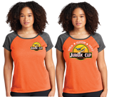 JCUP/Ladies Heather On Heather Contender Scoop Neck Tee/LST362/