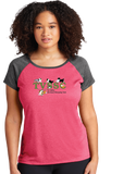 TVS/Ladies Heather On Heather Contender Scoop Neck Tee/LST362/