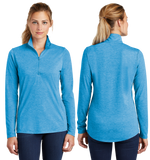 MHDSUKI/TriBlend Wicking Lightweight Quarter Zip Pullover/LST407/