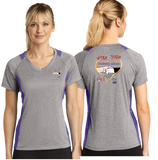 MKC/Sport Tek Ladies Heather Colorblock Contender VNeck Tee/LST361/