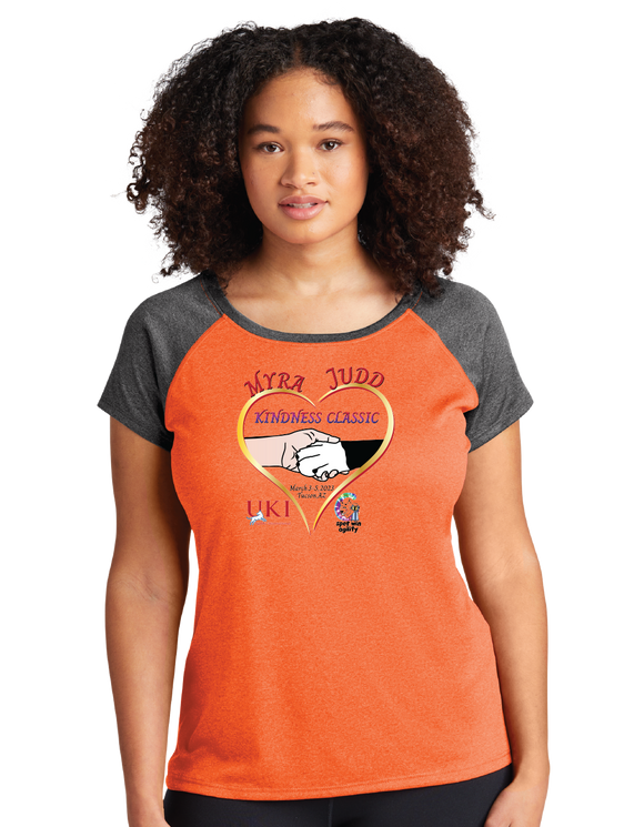 MKC/Ladies Heather On Heather Contender Scoop Neck Tee/LST362/