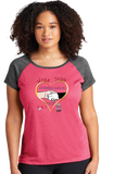MKC/Ladies Heather On Heather Contender Scoop Neck Tee/LST362/