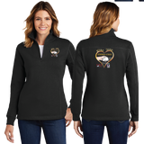 MKC/Ladies 9oz Quarter Zip Sweatshirt/LST253/