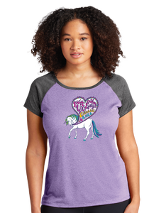 PNWUKI/Ladies Heather-On-Heather Contender™ Scoop Neck Tee/LST362