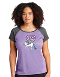 PNWUKI/Ladies Heather-On-Heather Contender™ Scoop Neck Tee/LST362