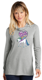 PNWUKI/Sport Tek Women TriBlend Wicking Long Sleeve Hoodie/LST406/