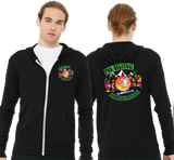 PNW/Unisex Triblend Lightweight Full Zip Hooded Long Sleeve Tee/3939/