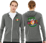 PNW/Unisex Triblend Lightweight Full Zip Hooded Long Sleeve Tee/3939/