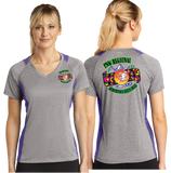 PNW/Sport-Tek® Ladies Heather Colorblock Contender™ V-Neck Tee/LST361/