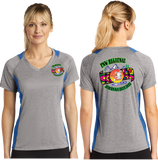 PNW/Sport-Tek® Ladies Heather Colorblock Contender™ V-Neck Tee/LST361/