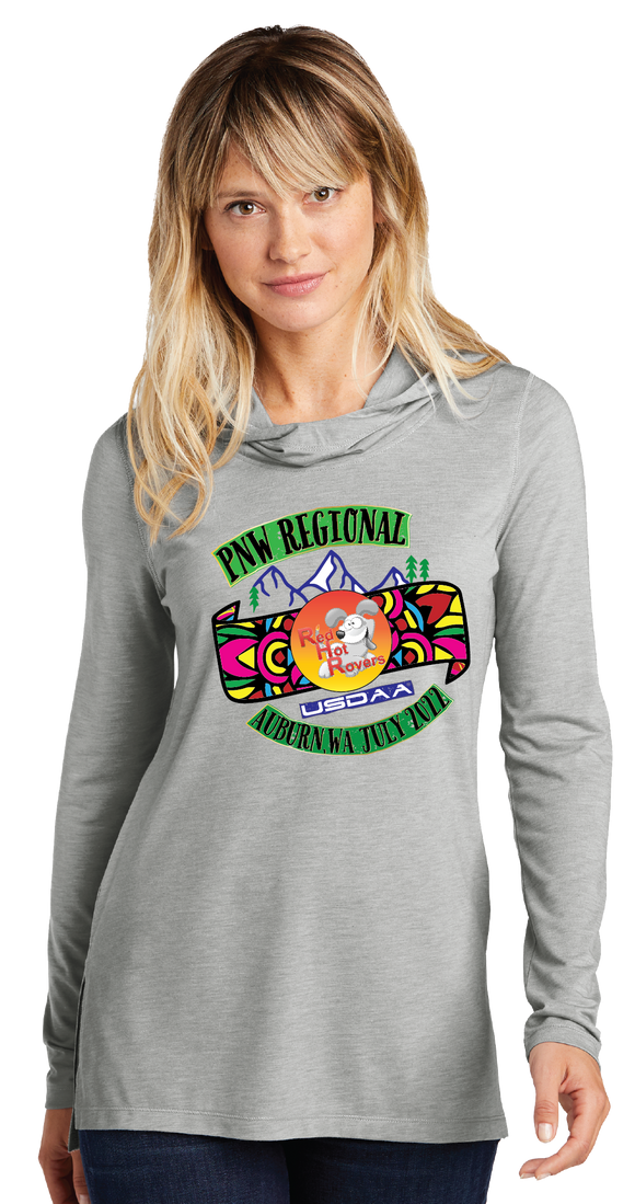 PNW/Sport Tek Women TriBlend Wicking Long Sleeve Hoodie/LST406/