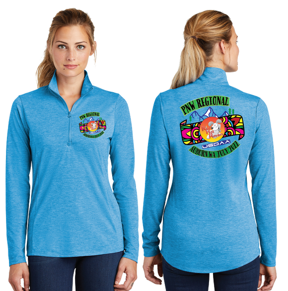 PNW/TriBlend Wicking Lightweight Quarter Zip Pullover/LST407/