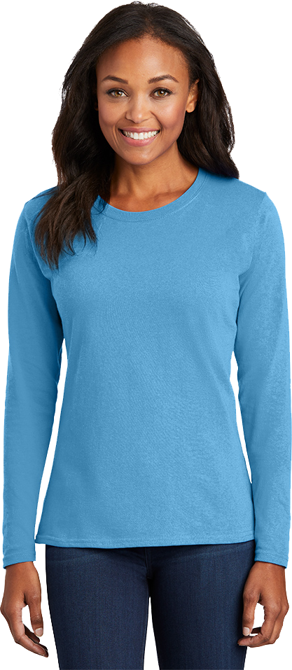 MHDSUKI/Women Long Sleeve Core Cotton Tee/LPC54LS/