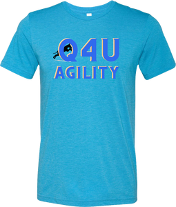 Q4U Agility -  UniSex Tri Blend T Shirt - SOFTEST "Cotton Feel" on the Market!-3413