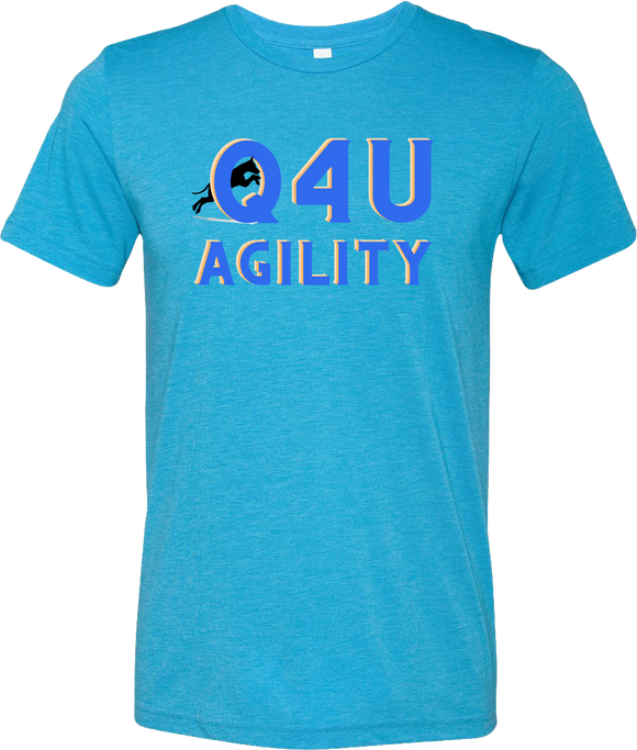 Q4U Agility -  UniSex Tri Blend T Shirt - SOFTEST 