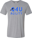 Q4U Agility -  UniSex Tri Blend T Shirt - SOFTEST "Cotton Feel" on the Market!-3413