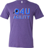 Q4U Agility -  UniSex Tri Blend T Shirt - SOFTEST "Cotton Feel" on the Market!-3413