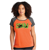 SDHU/Ladies Heather-On-Heather Contender™ Scoop Neck Tee/LST362