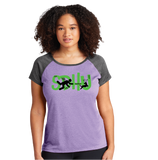 SDHU/Ladies Heather-On-Heather Contender™ Scoop Neck Tee/LST362