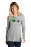 SDHU/Sport-Tek ® Women TriBlend Wicking Long Sleeve Hoodie/LST406/