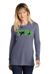 SDHU/Sport-Tek ® Women TriBlend Wicking Long Sleeve Hoodie/LST406/