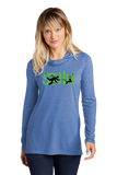 SDHU/Sport-Tek ® Women TriBlend Wicking Long Sleeve Hoodie/LST406/