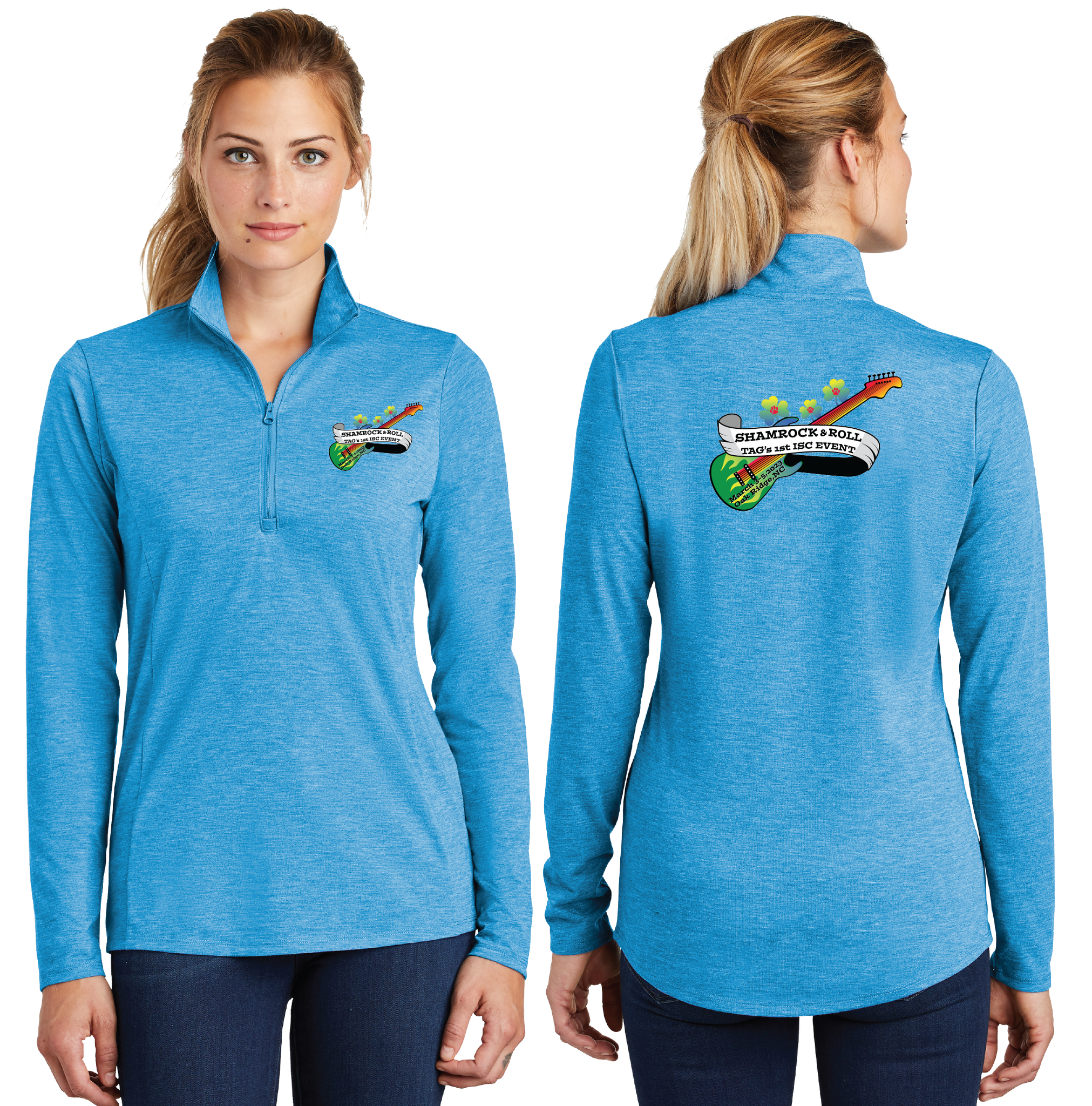 Sham TriBlend Wicking Lightweight Quarter Zip Pullover LST407