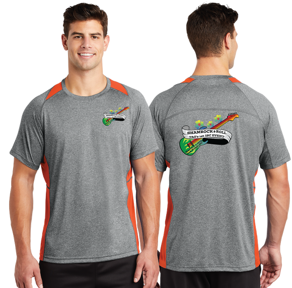 SHAM/Sport Tek Heather Colorblock Contender Tee/ST361/