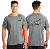 SHAM/Sport Tek Heather Colorblock Contender Tee/ST361/