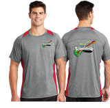 SHAM/Sport Tek Heather Colorblock Contender Tee/ST361/