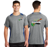 SHAM/Sport Tek Heather Colorblock Contender Tee/ST361/