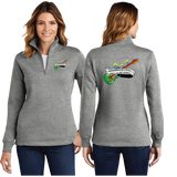 Sham/Ladies 9oz Quarter Zip Sweatshirt/LST253/