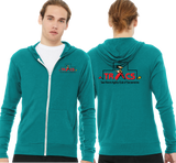 TRACS/Unisex Triblend Lightweight Full Zip Hooded Long Sleeve Tee/3939/