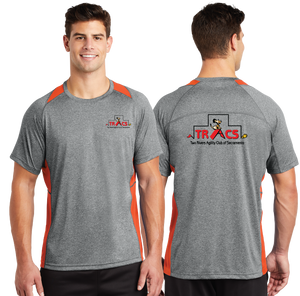 TRACS/Sport Tek Heather Colorblock Contender Tee/ST361/