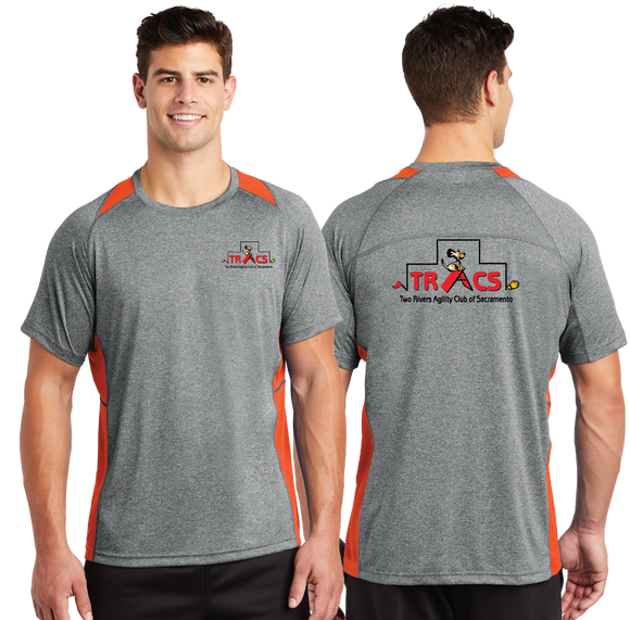 TRACS/Sport Tek Heather Colorblock Contender Tee/ST361/