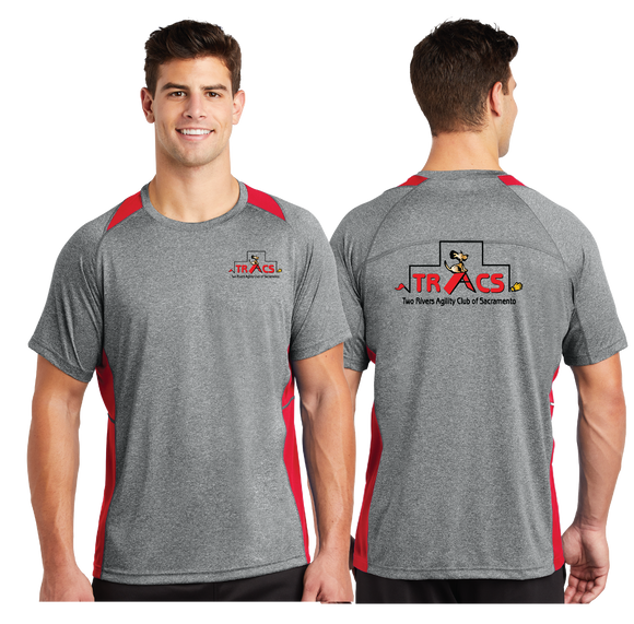 TRACS/Sport Tek Heather Colorblock Contender Tee/ST361