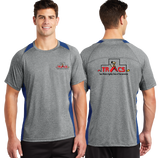 TRACS/Sport Tek Heather Colorblock Contender Tee/ST361